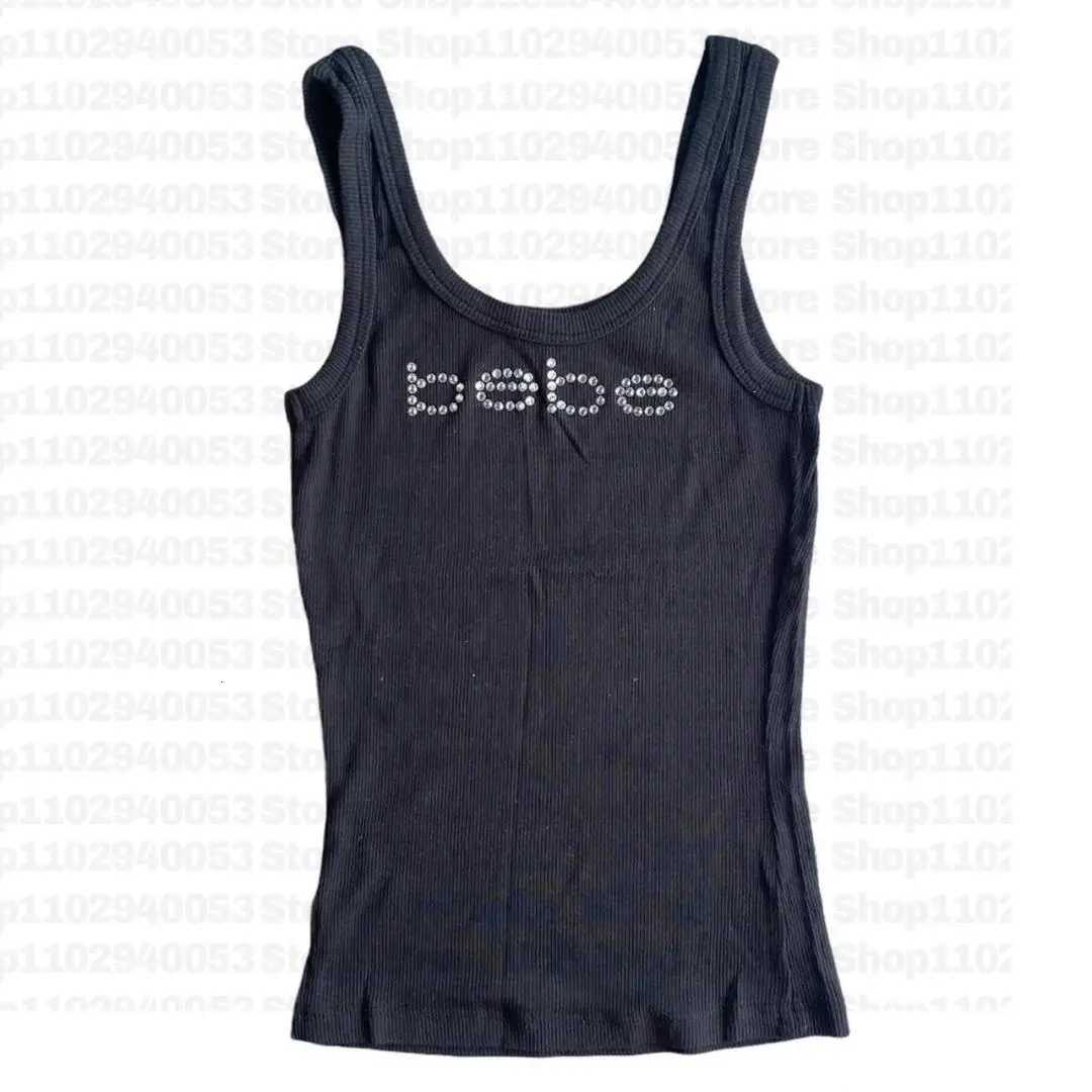 Women's T-Shirt Vintage Sleeveless Tank Top Letters Summer Print Personality Crop top Sleeveless Slim Streetwear Punk Y2K Baby Tee Short Sleeve