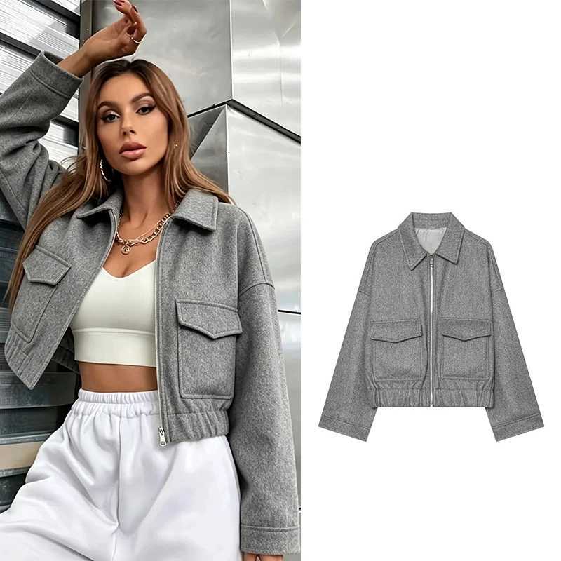 2026 Women's Jacket Jackets Women's New Autumn Winter Long-Sleeve Coat for Women Casual Personality Chic Women Outerwear C260921