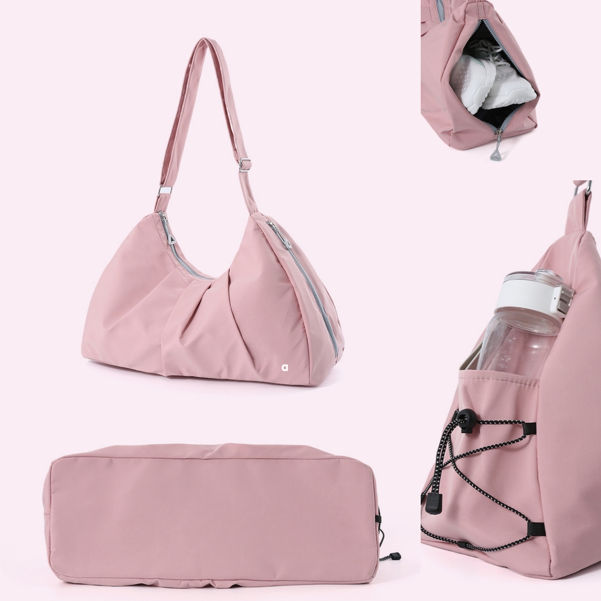 A2980 New Style Single-Shoulder Yoga Bag Nylon Large-Capacity Travel Bag Wholesale Multifunctional Minimalist Fitness Bag
