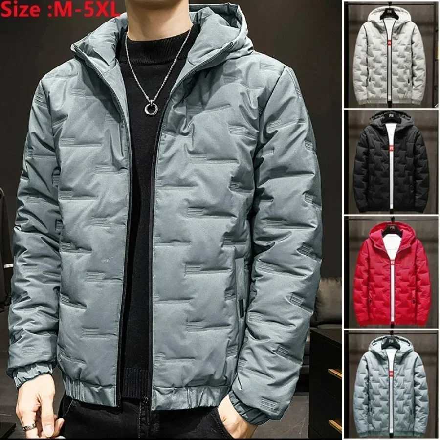 New 2026 Men's Autumn Winter Warm Parkas Fashion Casual Overcoat Jacket with Hat Male Long Windbreaker Windproof Men Clothing Q260921