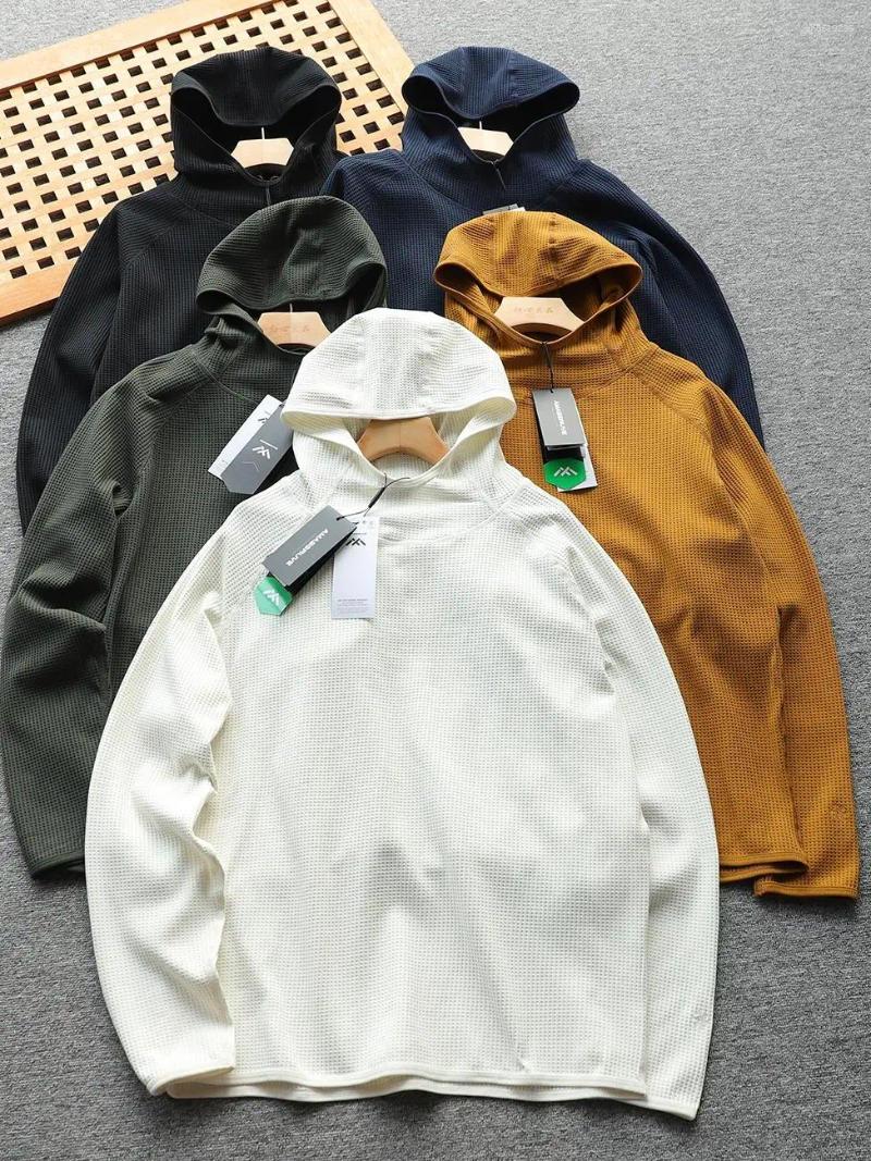 Outdoor Unisex Hooded Lightweight Hoodie Long Sleeve Casual Loose Overhead Quality Excellent Polyester Fiber Breathable Elast...
