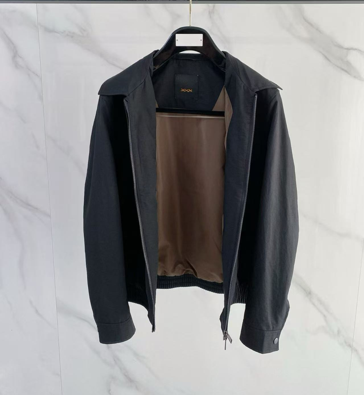 ZZ Designer Mens Lapel Jacket Outerwear Fall 2026 New Luxury Lightweight Waterproof Casual Outerwear Simple Versatile