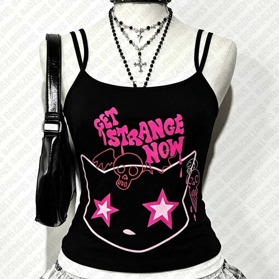 Crop Top Women Aesthetic Woman Clothes Vintage Clothing Harajuku Cute Tops Sexys Summer Women's Cropped Emo Trashy Y2k 2000s L260921JJE9