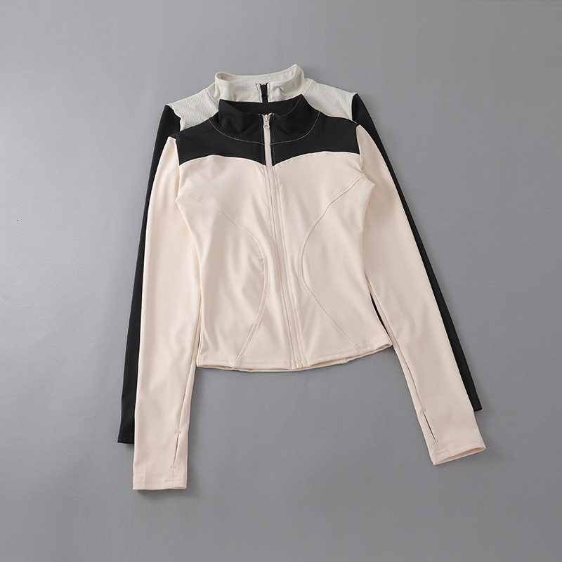Spring summer sun protection women's clothes sports tops yoga jackets new tight running and quick drying clothe 26L0921