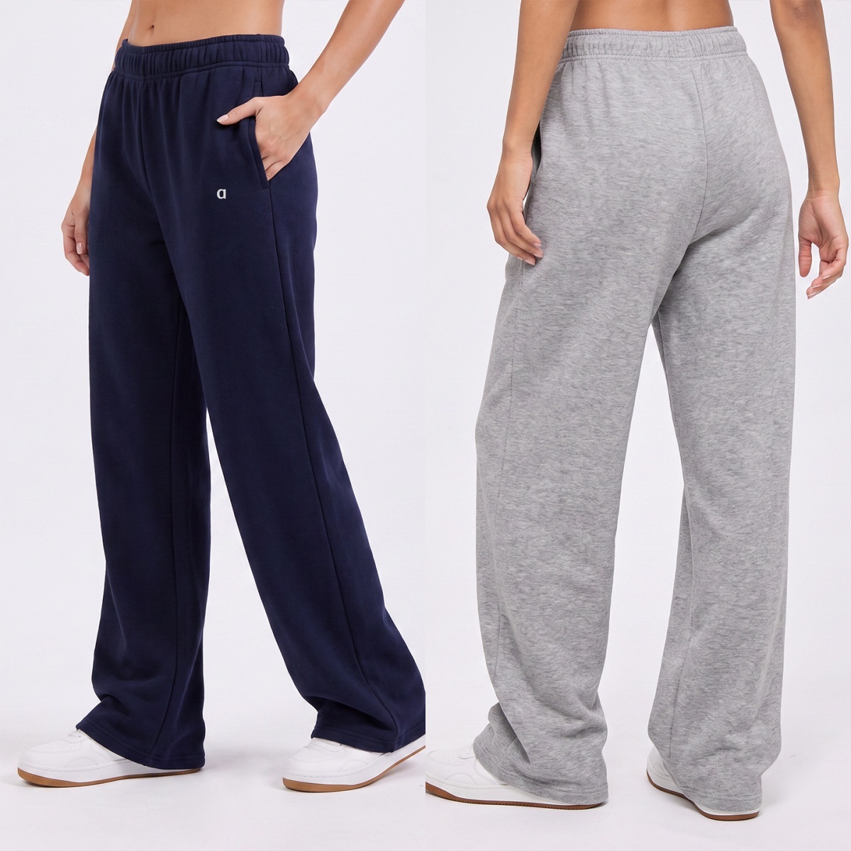 2889A 3D Women Fleece Warmth Loos Fit Sweatpants Soft Polyester and Cotton Blend Fleece Joggers Versatile Fitness Yoga Pants Cotton Blend for War