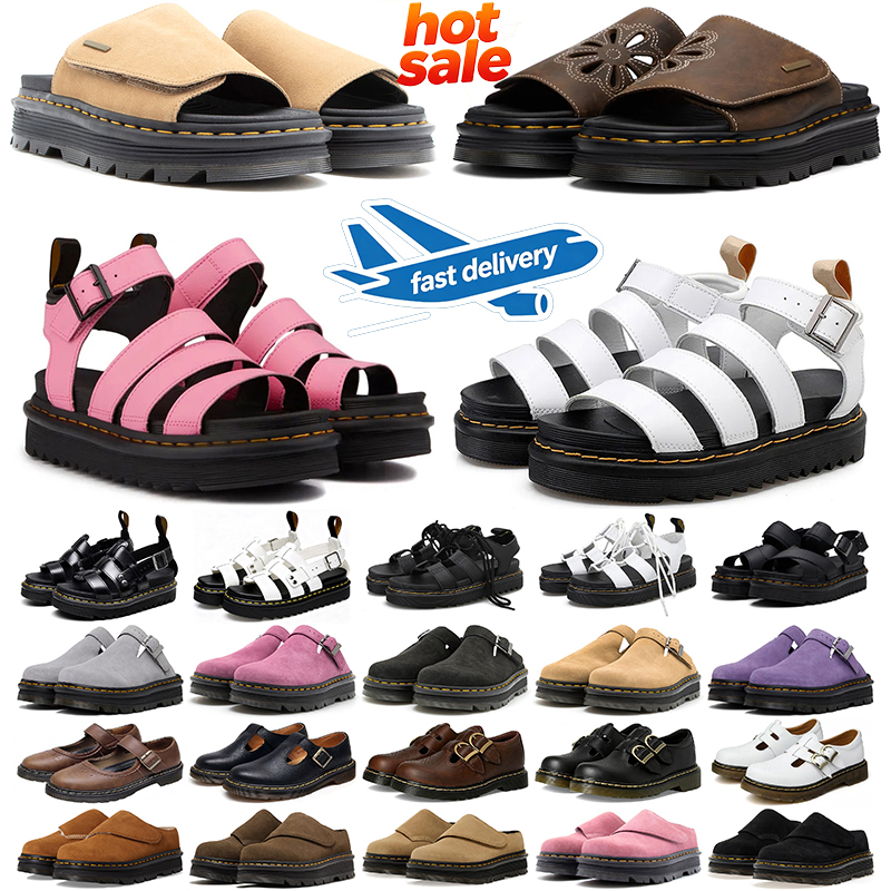 designer sandals slides slippers men women platform slipper sandal free shipping doc beach Black White Dark Brown womens slide