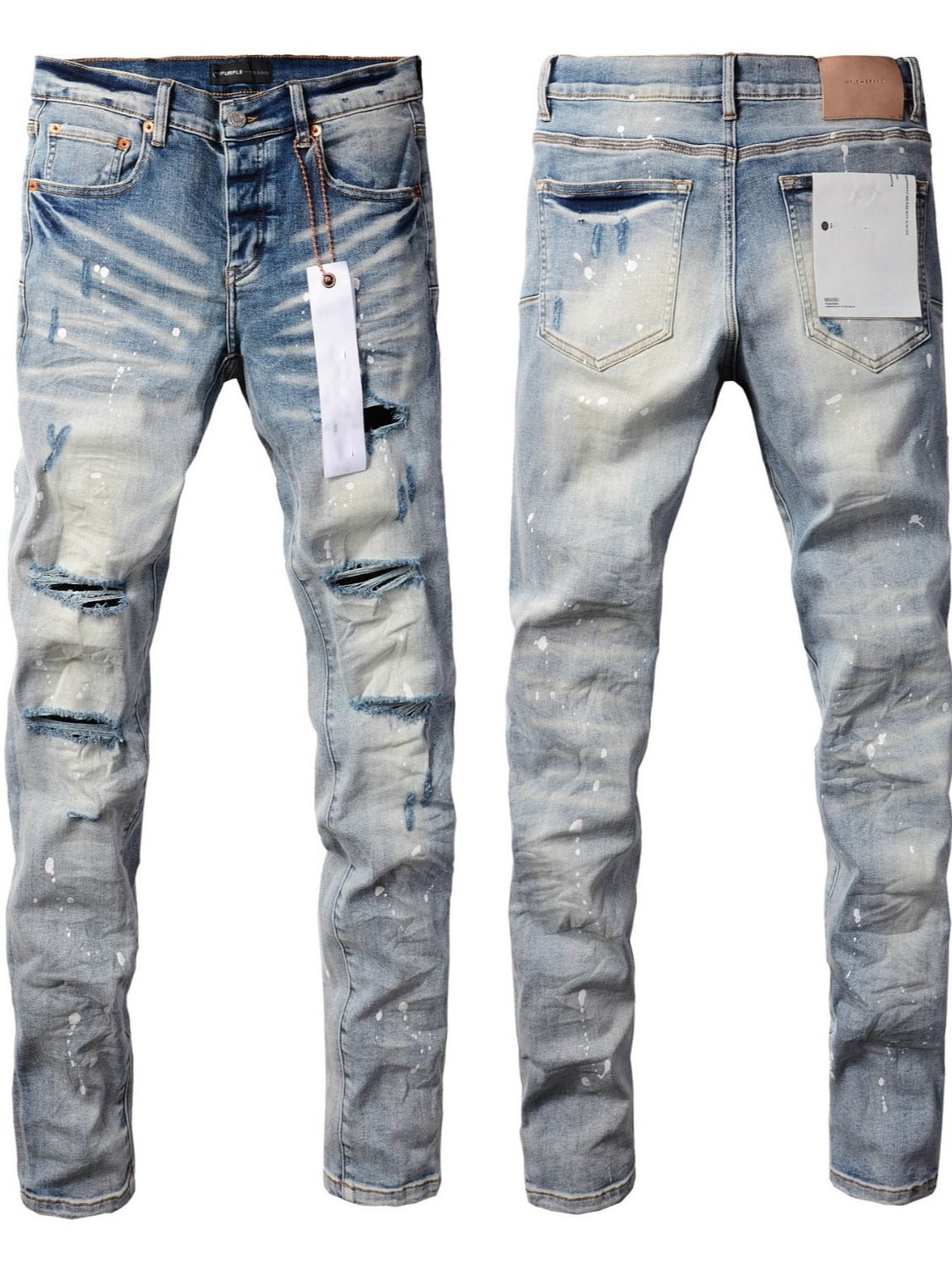Mens Jeans Designer Jeans Fashion Distressed Ripped Bikers Womens Denim cargo For Men Black Pants PU