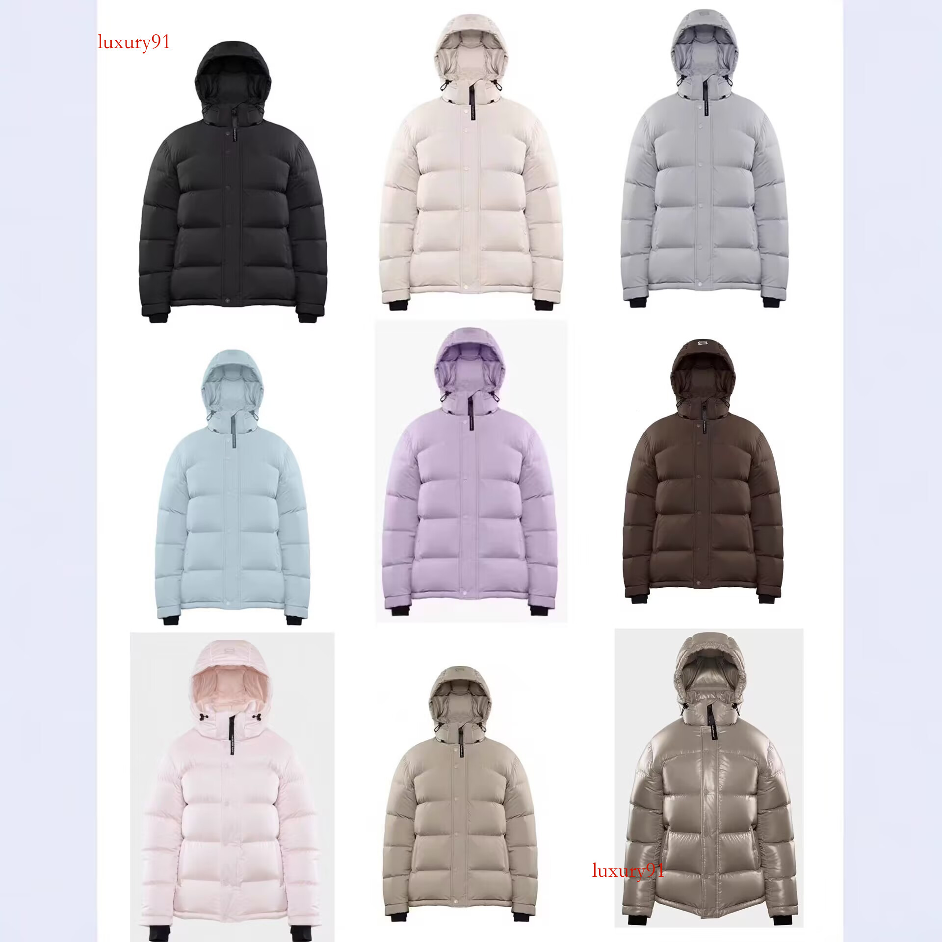 Designer Aritzia Down Puffer Jacket Women Super Puff Short Hooded Vest Branded Waistcoat Canada Down Thickened Extreme Coid Warm Knee Length Jackets