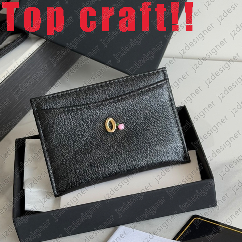 Master Quality Casual Card Holders Designer Wallet Pink Little Apples Coin Credit Cardholders Top Craft Purse A02BAN