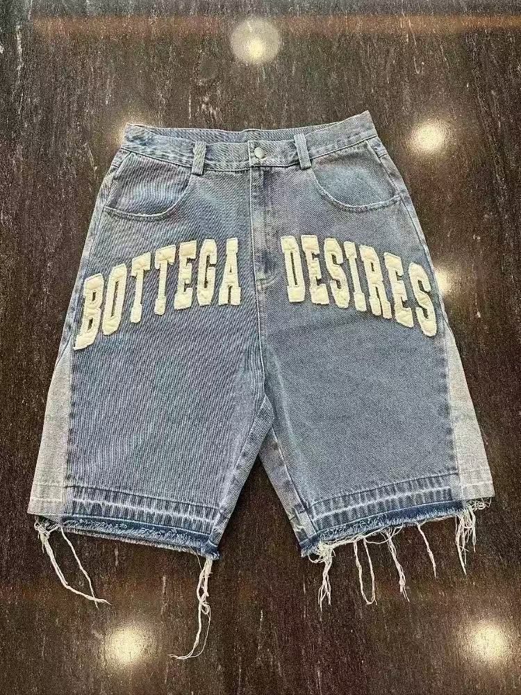 Designer Shorts Kapital Japanese Style Feather Denim And Womens Mens Shorts Retro Washed HipHop Cartoon Graphic Strtwear Denim Y2k Big Boy Embroider
