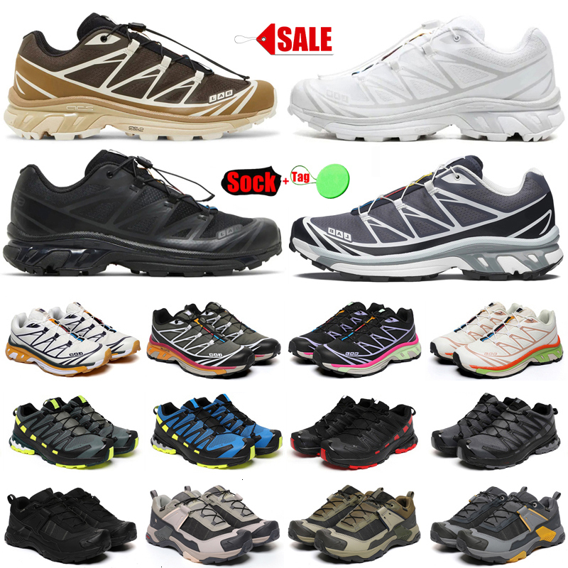 Designer Trail Running shoes Xt6 XA Pro 3D XT-6 ADV ULTRA 5 Mens Womens Sneakers Triple Black Silver Grey Brown White Sports Outdoor Hiking Casual T