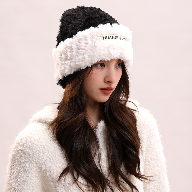 2026 new style men's large size, knitted beanie, warm wool hat, trendy winter for men, cotton hat