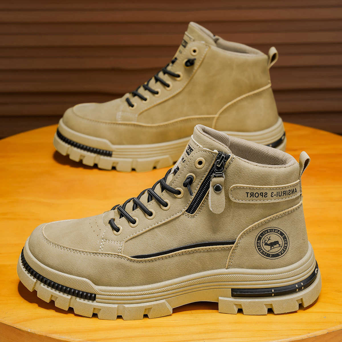 Botas altas superiores Botas de mezclilla para hombres Zapatos deportivos casuales Botas de hombre de moda H260921