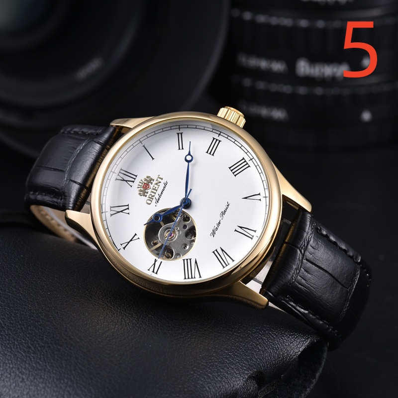 Orient Wristwatch for Men 2026 New Mens Watches Three needles Automatic mechanical Watch High quality Top Luxury Brand Leather Strap Fashion designe