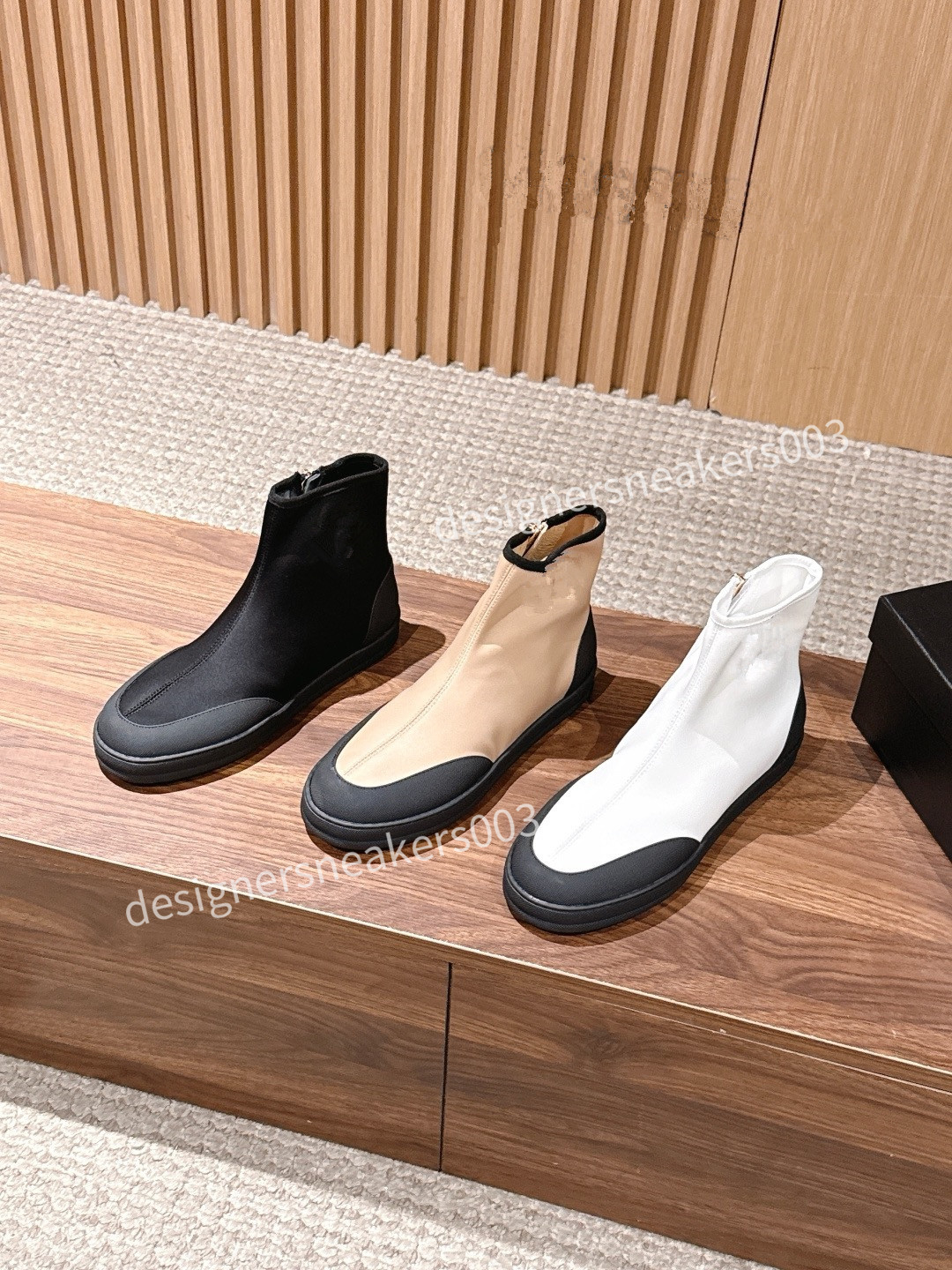 Free shipping Spring and Autumn designer's new thick soled fashionable and simple women's Martin boots light luxury versatile thick heeled