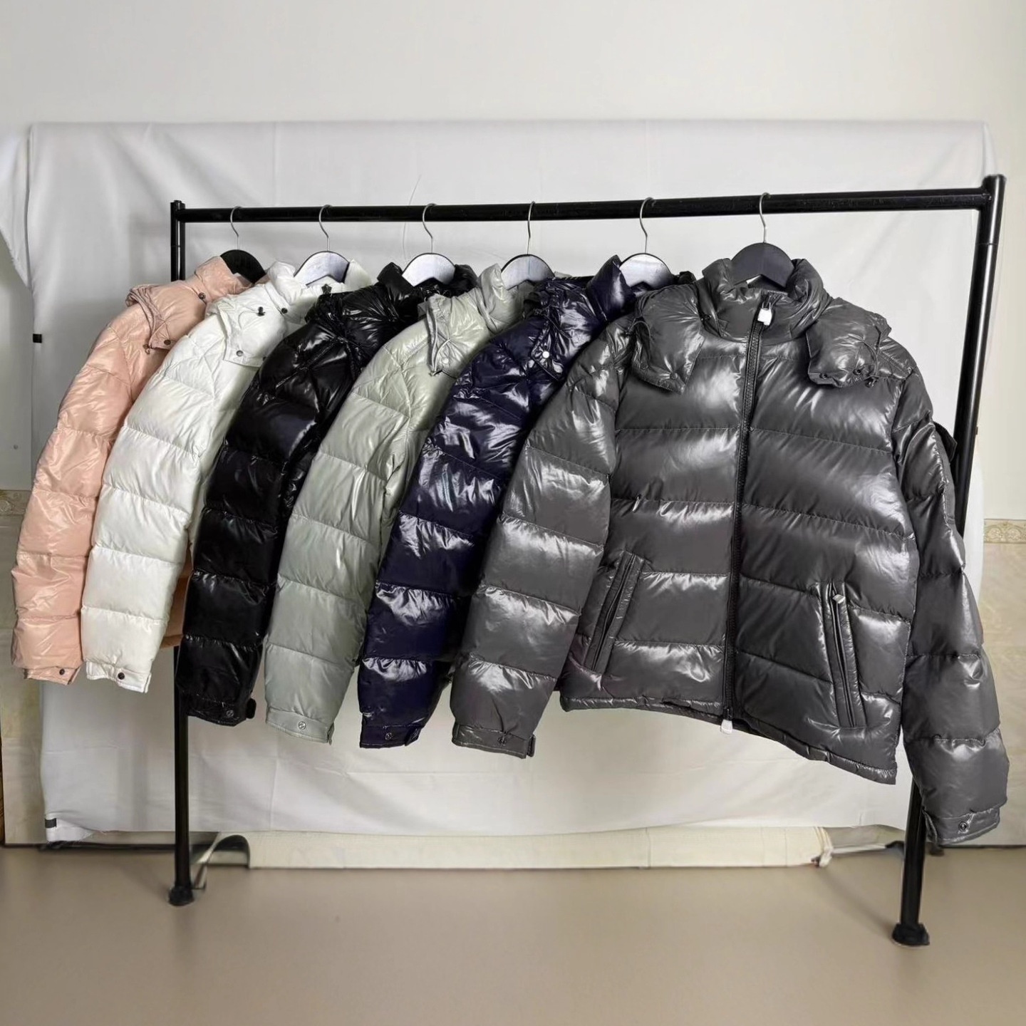 mens puffer jacket winter designer women down parkas stand collar knitted splicing sweater lightweight down jacket Fluffy Coat Sweater
