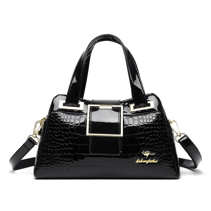 Sac fourre-tout de grande capacité à 2 couches, sacs à main de luxe pour femmes, sacs de styliste motif Crocodile pour dames, sac à bandoulière B