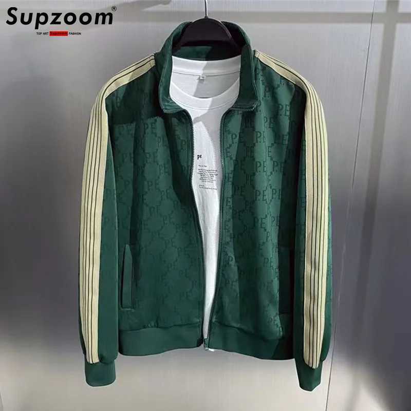 Supzoom New Arrival Top Fashion Trendy Spring And Autumn Stand-Up Collar Loose Casual Retro Handsome Jackets Men Coat Q260921