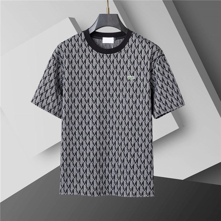 Men's Plus Tees & Polos Round neck embroidered and printed polar style summer wear with street pure cotton M set shorts tshirt set w322ftg