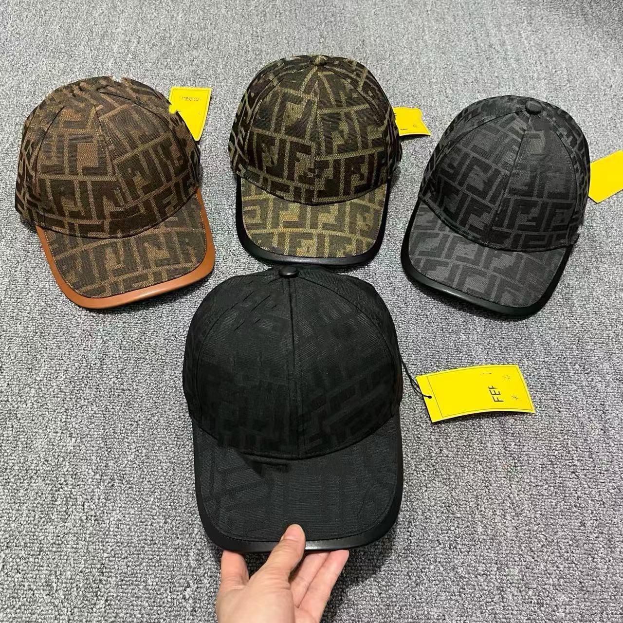 Ff Summer Hat Designer Ffendy Baseball Cap Woman Casquette Gorras With A Classic Monogram Design Featuring A Decorative Trim And Tag