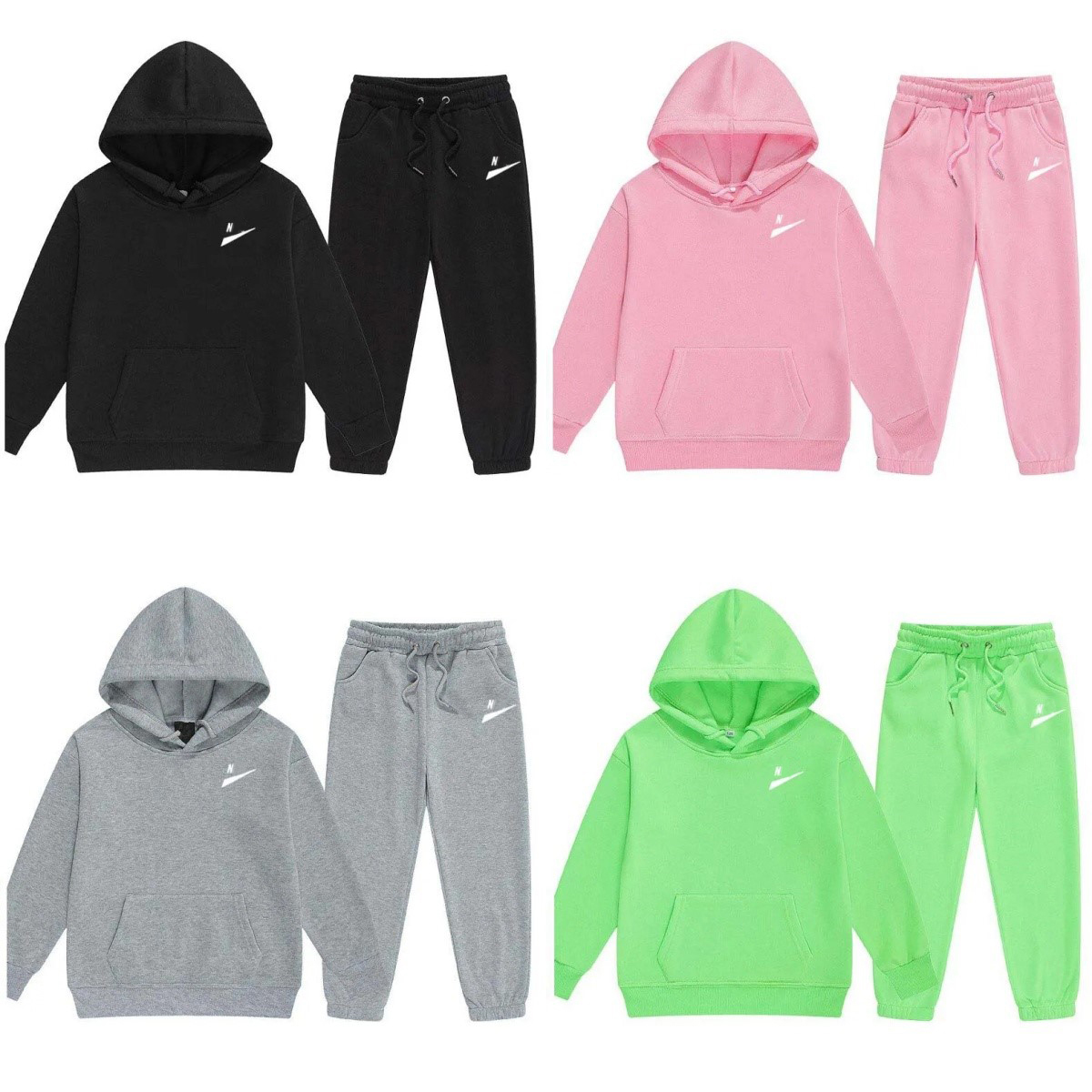 Kids Clothes Hoodie Boys Tracksuit Fall and Winter Outdoor Sports Suit Kids Comfortable Warm Long Sleeve Suit