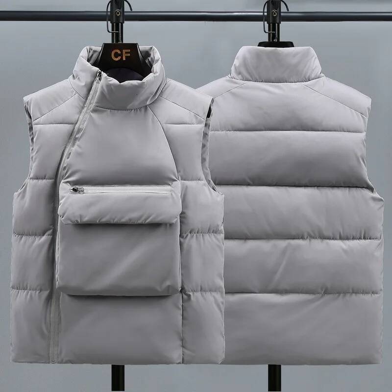 Winter Men's Jackets Sleeveless 2023 Autumn Mens Warm Vest Homme Casual Padded Cotton Waistcoat Chalecos Para Hombre J260921
