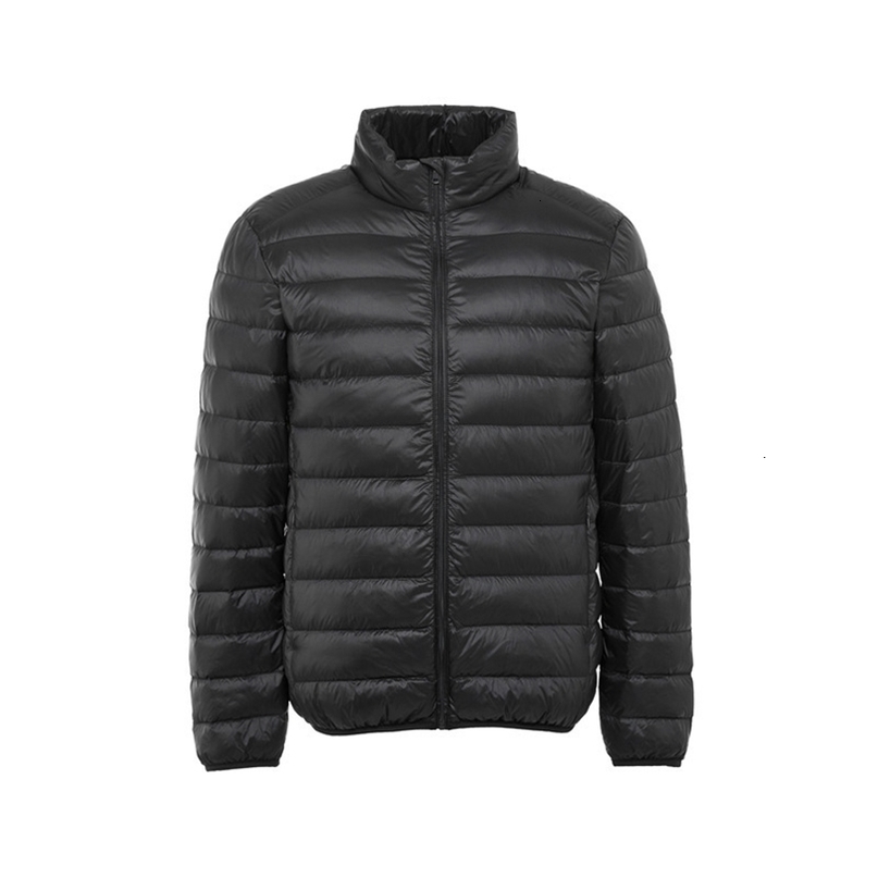 010 Autumn Fashion Mens Ultra Light Duck Down Jackets Winter Feather Padded Puffy Coat Portable Warm Quilted Outerwear 260920