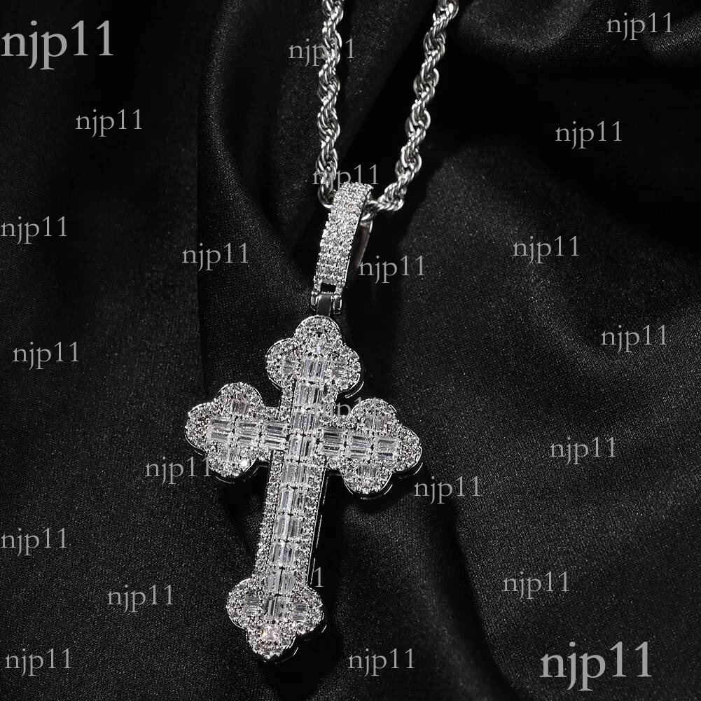 Hip Hop Cloud Pendant Necklace 5A T Zircon 18K Real Gold Plated Rap Jewelry