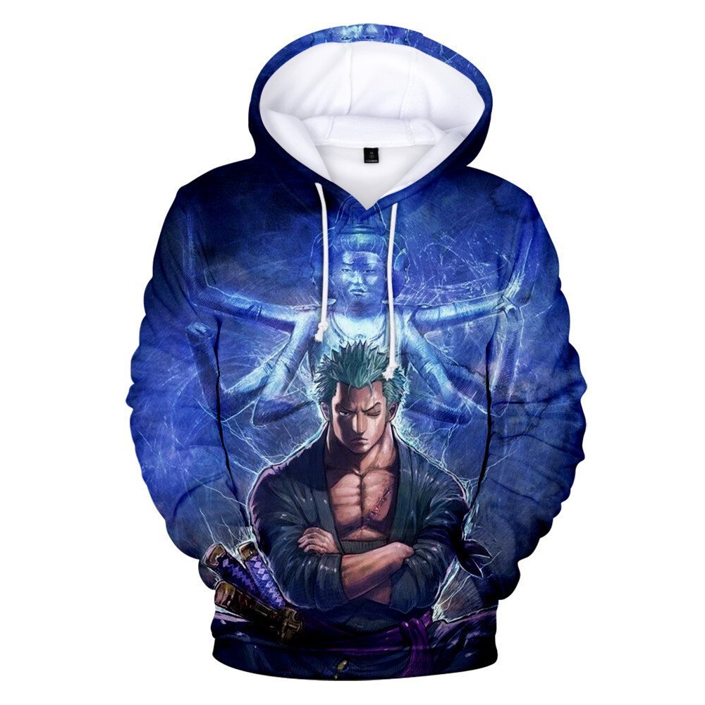 Felpa con cappuccio One Piece Anime giapponese One Piece Felpe con cappuccio con stampa digitale 3D per bambini adulti per uomo e donna
