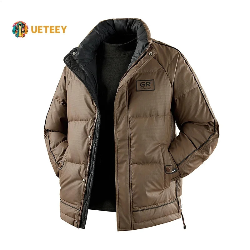 Winter Men White Duck Down Jackets Windproof Casual Outdoor Puffer Jacket Man Streetwear Padded Coat Male Down-Filled Clothes 260920