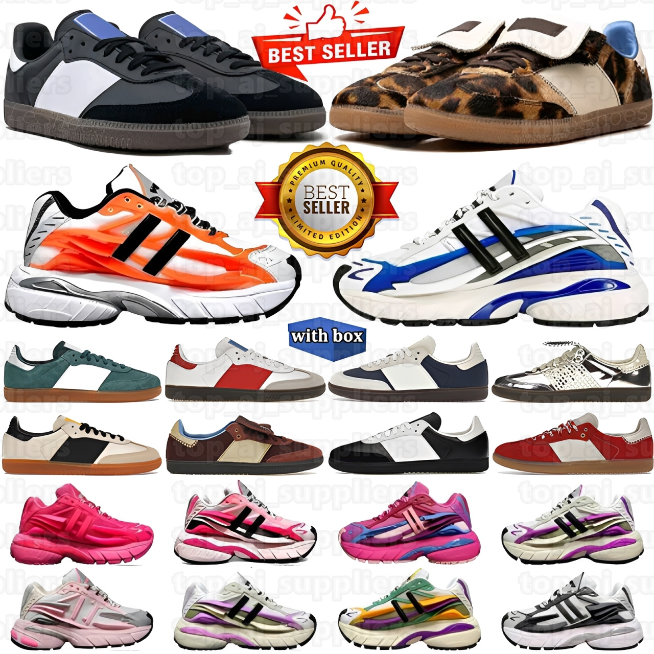 Chaussures de sport de créateurs pour hommes femmes OGtrainers marron noir blanc argent métallisé bleu royal luxe sport chaussure de sport méduse