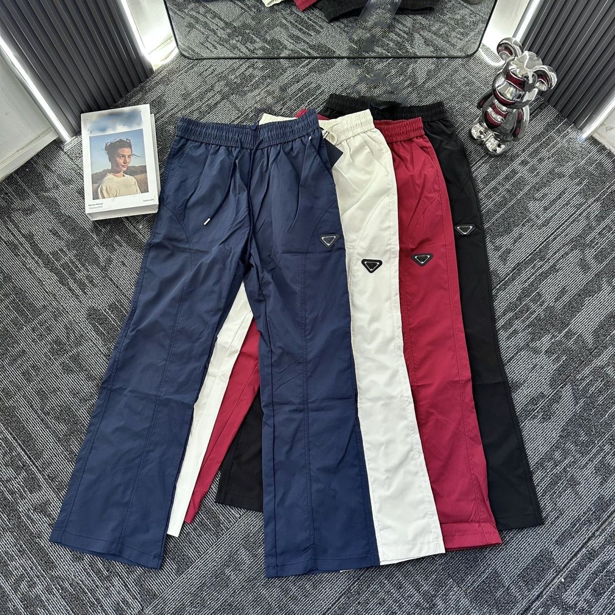 mens pants men spring loose plus size straight leg mens trousers are a musthave trend elastic casual mens wide leg pants outdoor breathable long pan