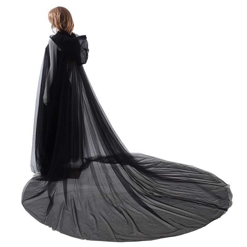 Costume medievale Donna Moda Tema Mantello da sposa Adulto Horror Vampiro Abito da principessa Strega Costumi Cosplay Elfo Racconto Scialle Festa di