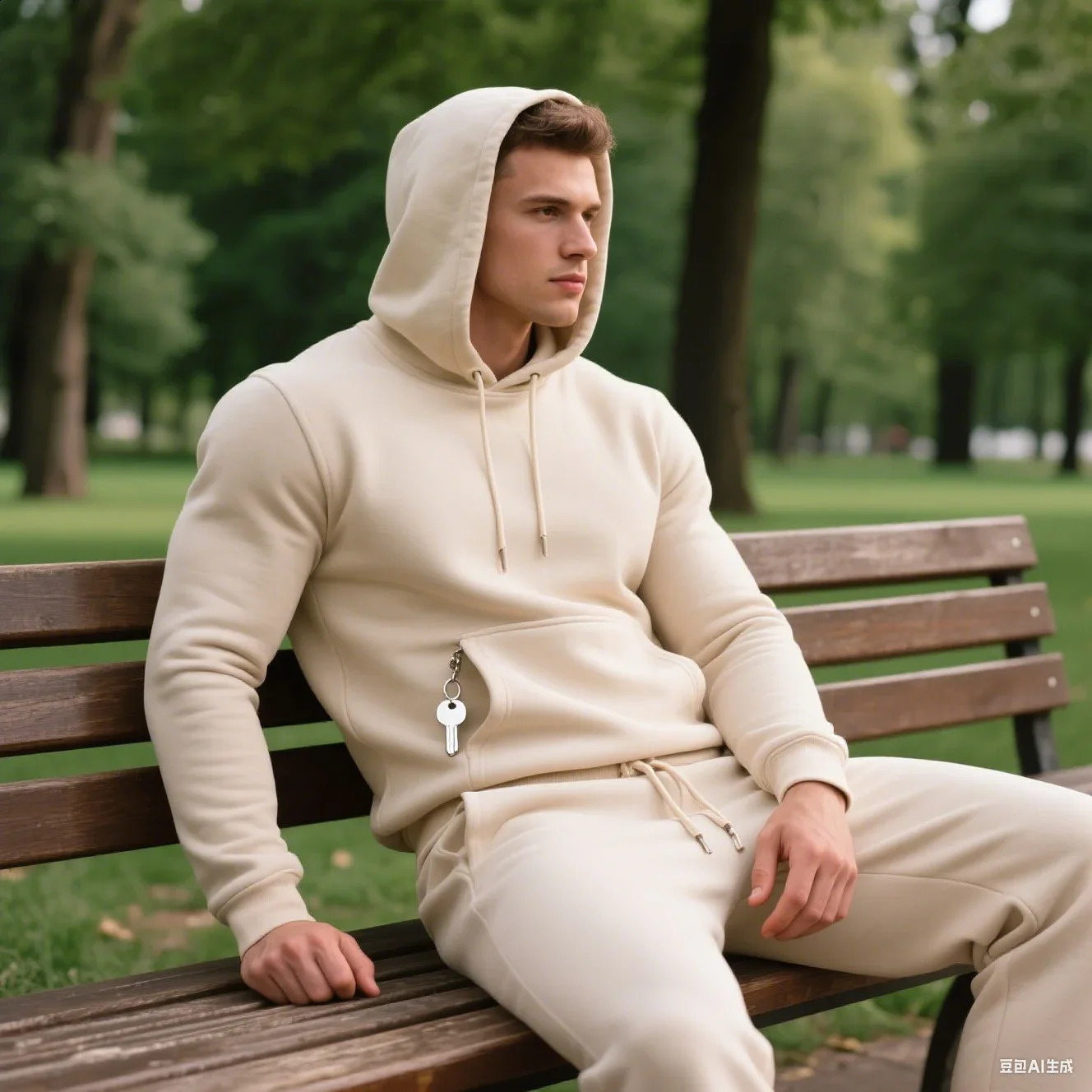 Men's Autumn and Winter Solid Color Hoodiepants Two-piece Set Fashionable Casual Sports Set Size S-3XLWomen's Tracksuit 260918