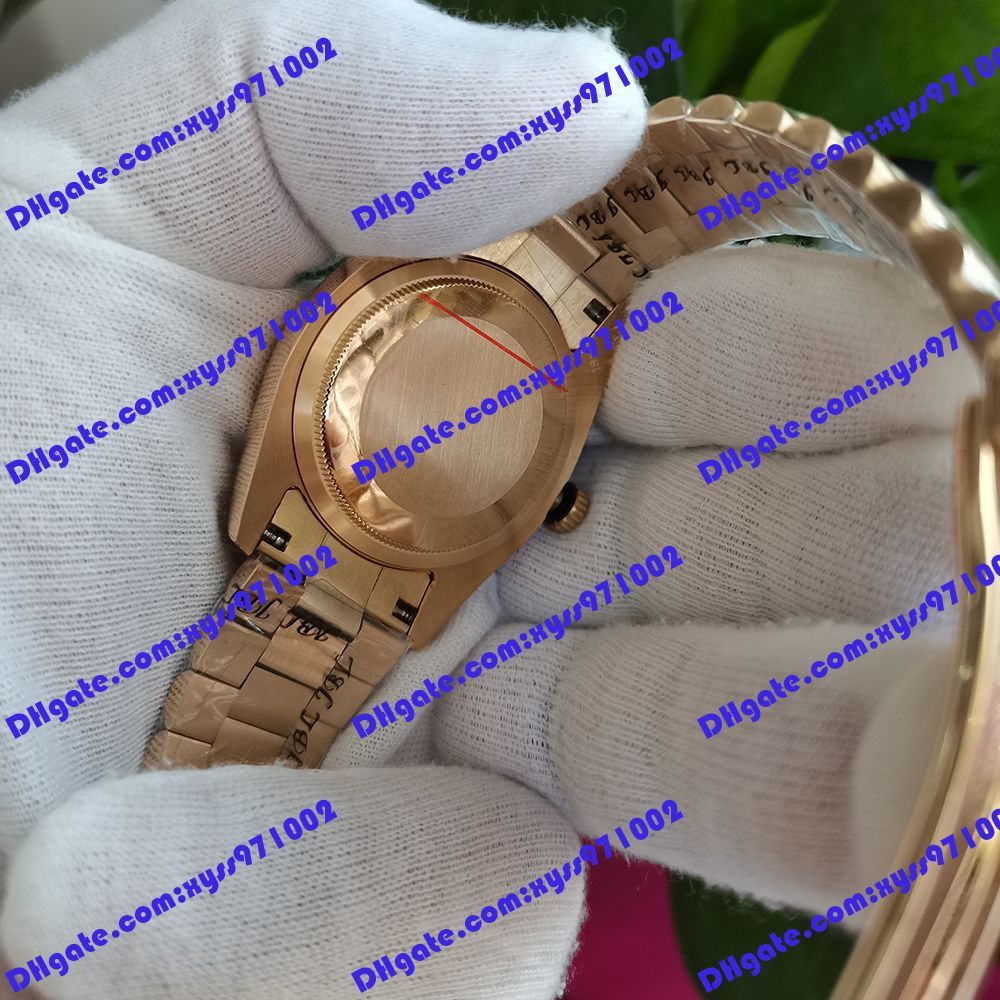 High-quality men's watch 2813 automatic mechanical watch 228238 40mm diamonds dial gold stainless steel wristwatch calendar display 228235 watc