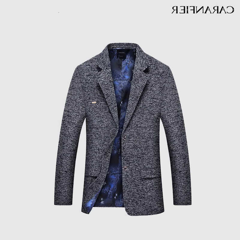Wool Blends CARANFIER Men's Men's Jacket Blazers New Autumn Slim Fit Formal Business Suits Coat Casual Plaid Social Masculino Male Jackets