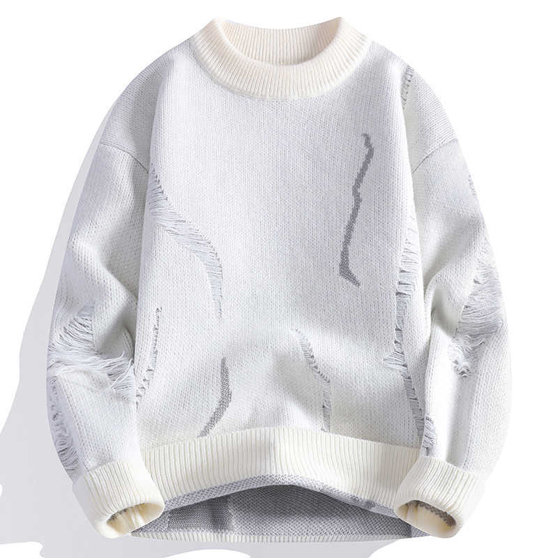 winter 2025 korean style Sweaters men warm Round neck sweater mens fashion sweaters Men's wool pullovers M-3XL S260921587T
