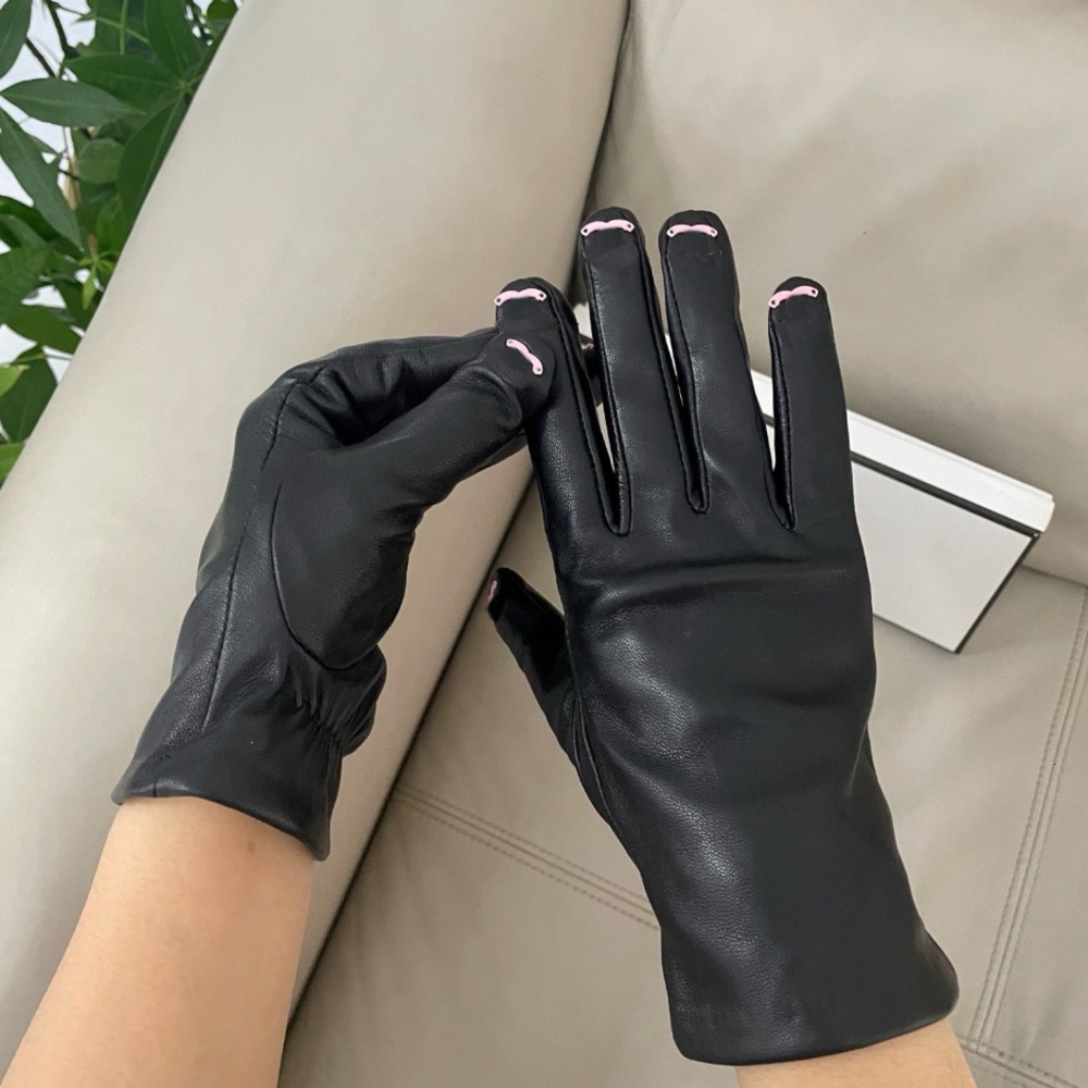 Five Fingers Gloves Newest Luxury gloves Winter Leather sheepskin designer men's and women's multi-purpose outdoor hiking and cycling glov