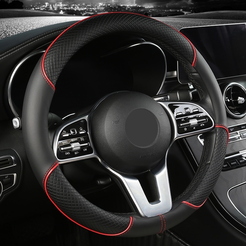 Personalized Four Seasons Car Steering Wheel Cover Suitable for Volkswagen Sagitar Lavida Magotan Ford Escort Mondeo