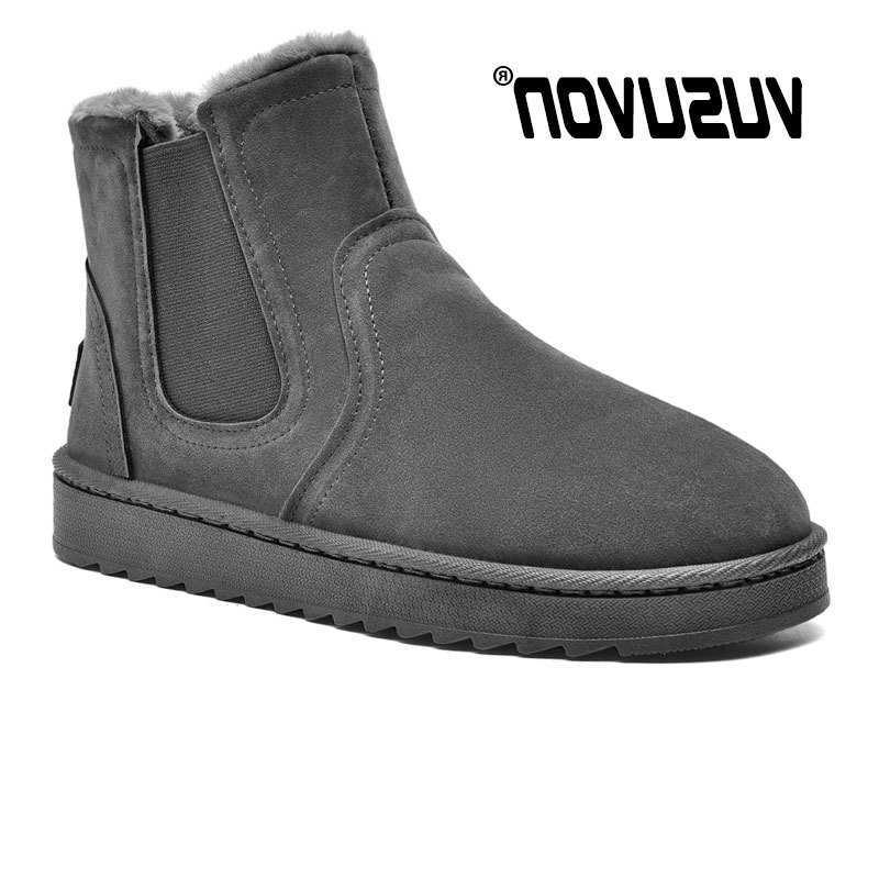 Plush Boots Women 2022 Lightweight Shoes for Men Snow Boots Little Waterproof Footwear Size 31- 45 Slip on Unisex Ankle Winter Loafers H260921