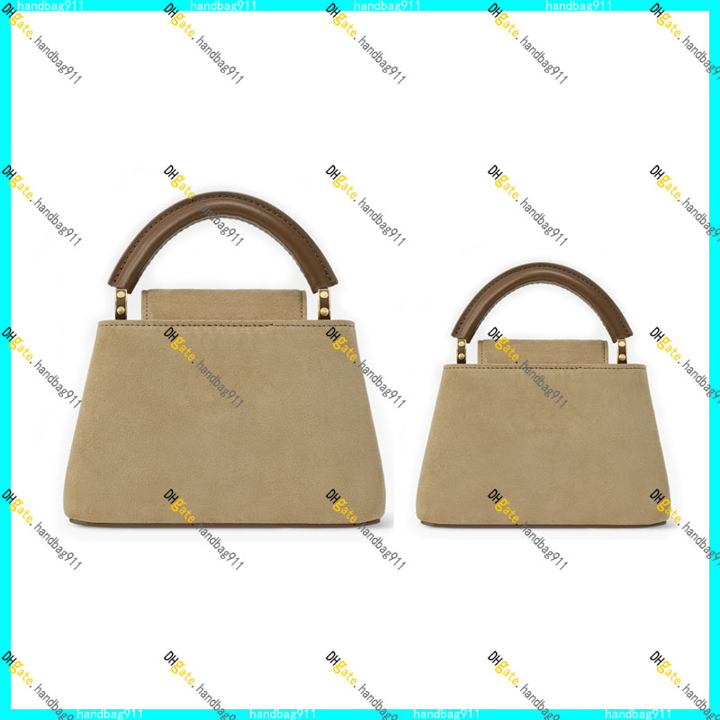 Designer Bag Suede Leather MINI CAPUCINES Bag Luxury Crossbody Shoulder Bag Women Totes Handbag Fashion 10A Top Quality Luxury Designer Pouch Purse