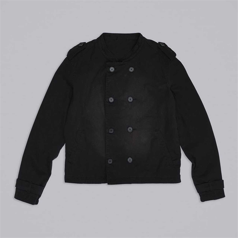 Fashion European retro Y2K original street style n two-button winter and autumn coat for both men and women emo 260920