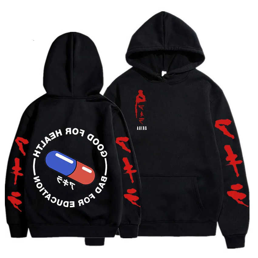 Hoodies Sweatshirts Men's Japanese Hoodies Anime Akira Print Sweatshirts Men Women Unisex Fashion Sweatshirt Oversized Hoodie long sleeves Pull