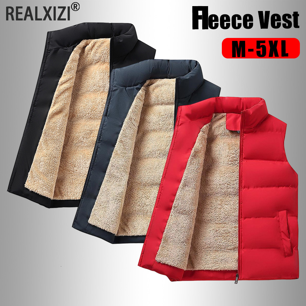 Winter Warm Men Waistcoat Windbreaker Clothing New Vests Puffer Sleeveless Coats Mens Solid Color Down Vest Jacket J260921