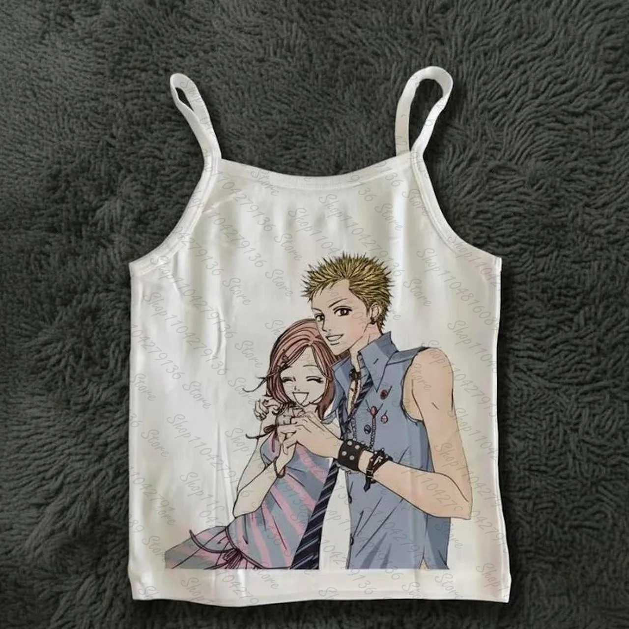 Gothic Grunge Crop Top Vintage Donna Grafica Kawaii Top Retro Lovely Vest Stile Punk E-girl Estetica Baby Ts Top estivi L260921B21N