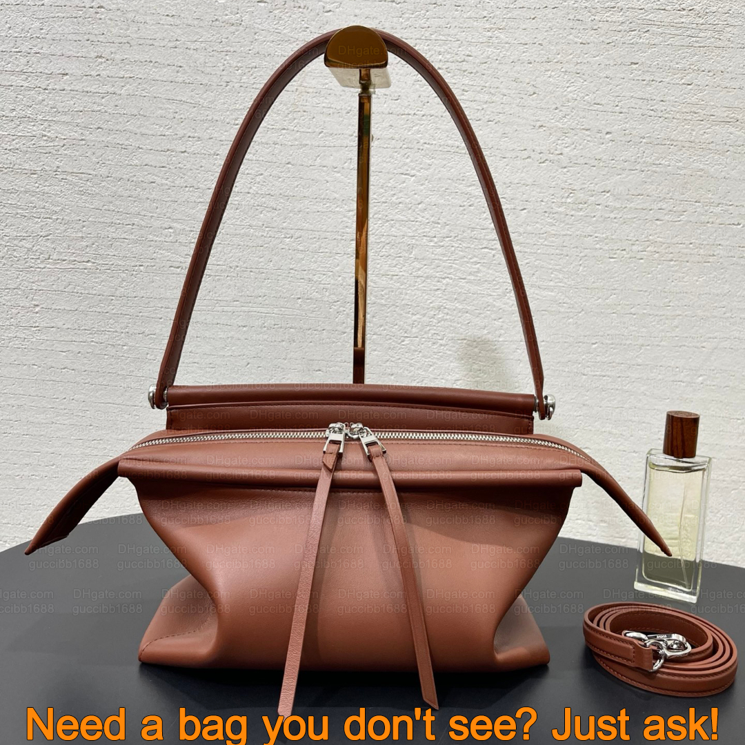12A Definite Mirror Quality Designer Whisker Bag Luxury Handbags for Women 25.5cm Genuine Leather Shoulder Bag Brown Crossbody Purse with Box 89376