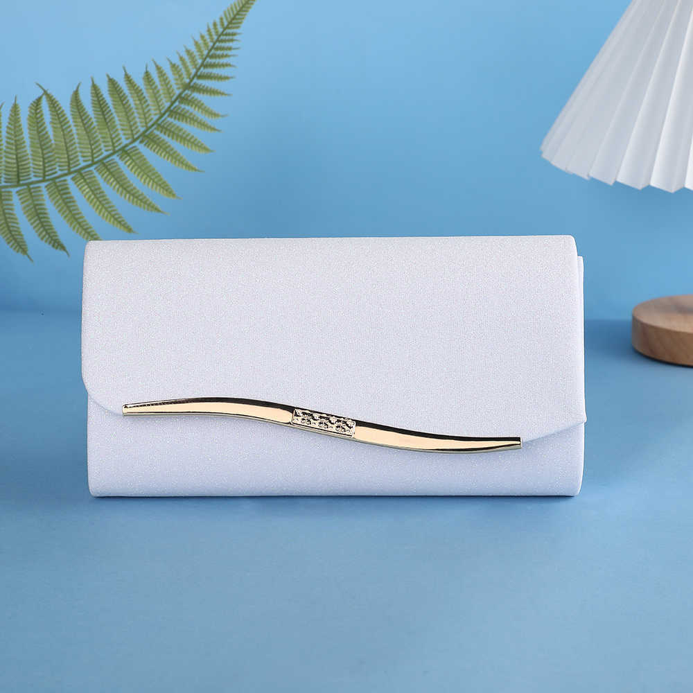 and Evening Bags fashionable Japanese Korean style ladies' metal-edged elegant evening bag with glitter material single-shoulder cr D260922