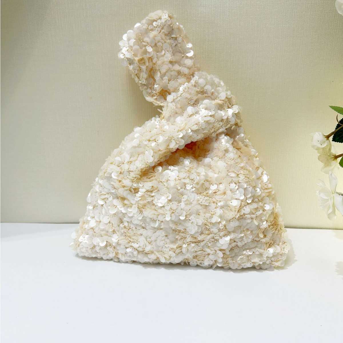 Bag Evening Bags clutch Evening For Women White Sequin Bag Bridal Party Prom Dresses For Female Elegant Hobo Handbag Wedding Item Mini Purse D260922