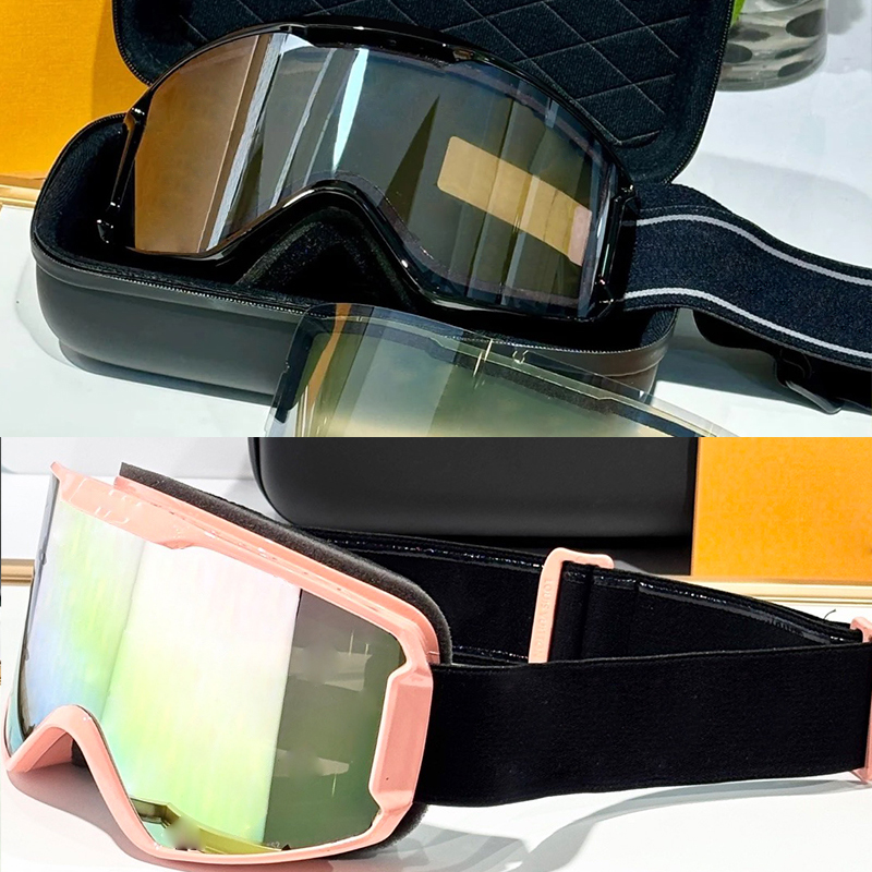 Fashion SKI GOGGLES Designer Sunglasses Men For Women Luxury Top Quality Oversized Outdoor Sports Womens And Mens Winter Protective Glasses
