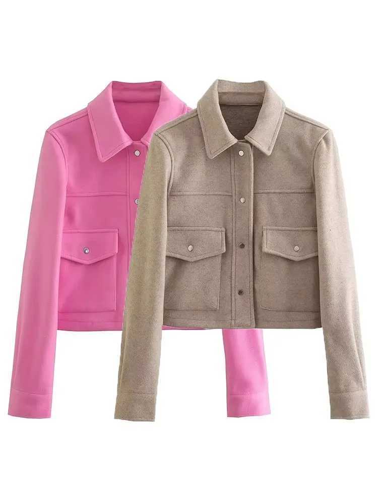 Casual Women's Women Jackets HH Solid Coat Single Turn-Down Collar Breasted Long Sleeve Jacket With Front Pockets Office Lady Outerwear C260921